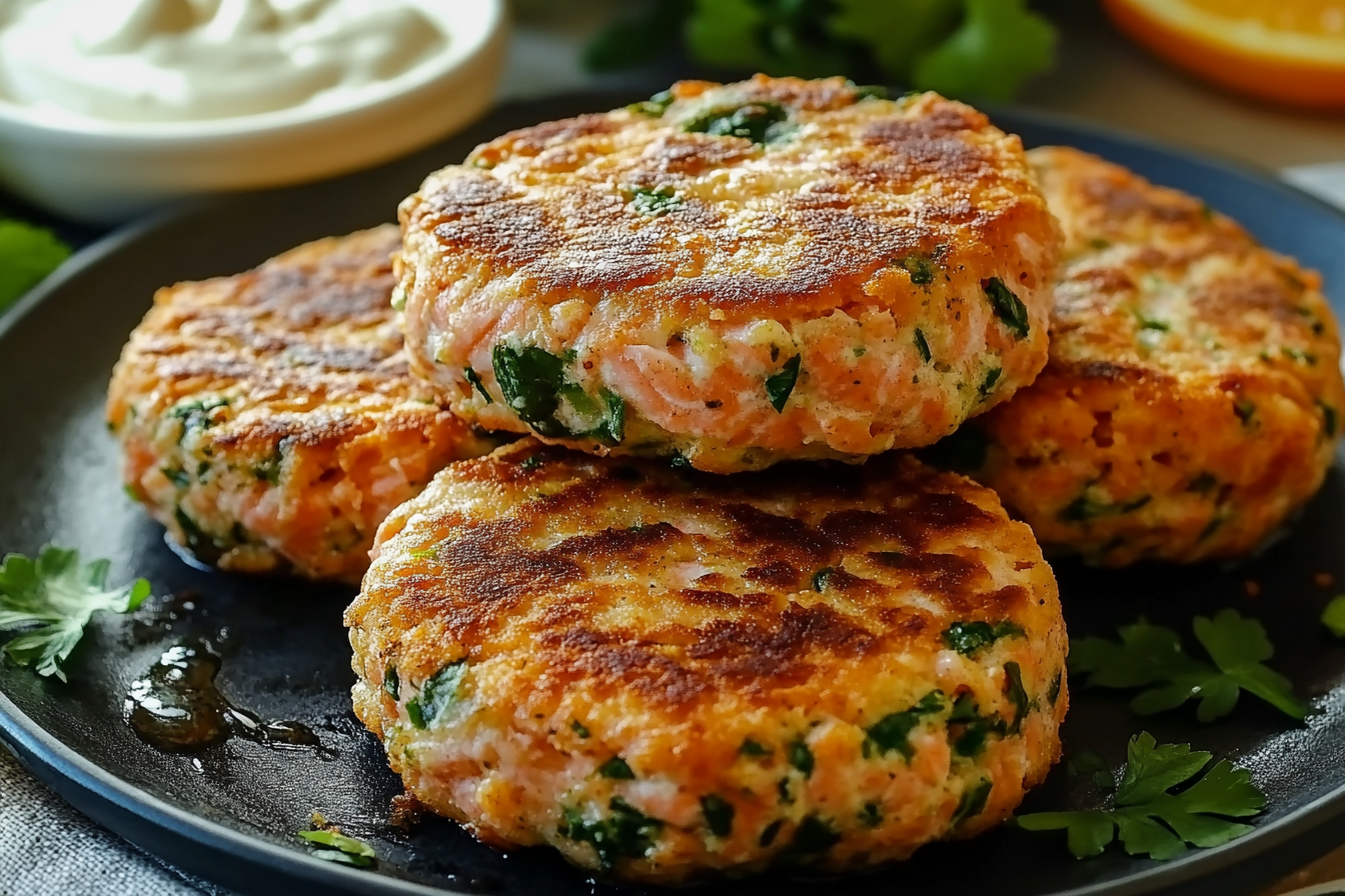 Mediterranean Salmon Patties