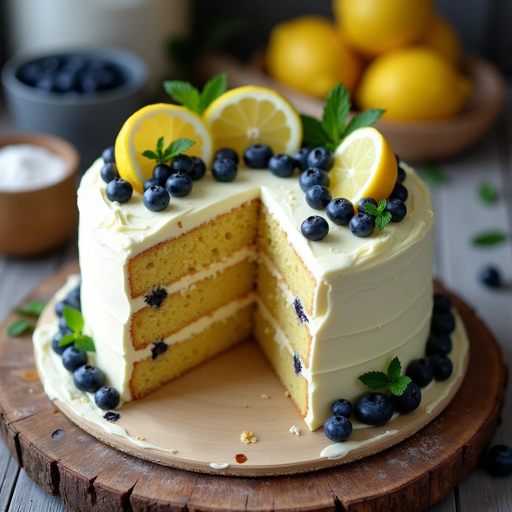 Lemon Blueberry Cake